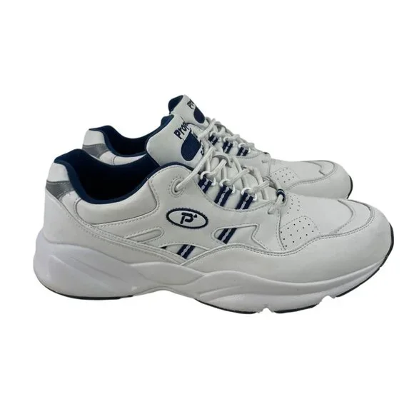 Propet Stability Walker M2034 Men's White/Blue Casual Shoe Sneakers Size 11 W - Picture 3 of 11